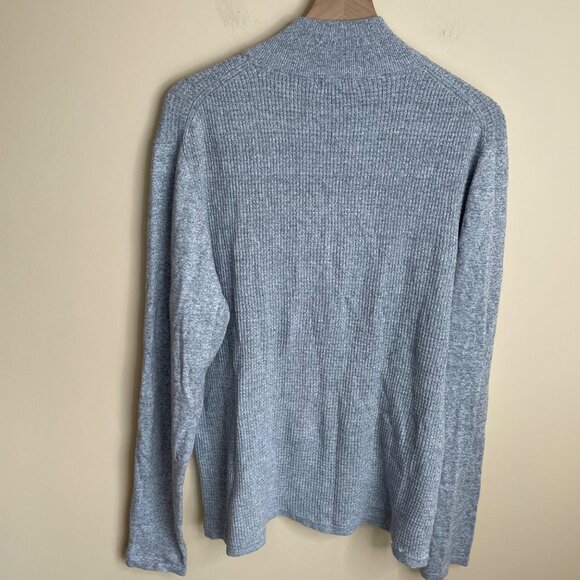 Zachary Prell Mens Higgins Pullover Sweater Size XXL Cotton Cashmere Quarter Zip - Picture 3 of 7